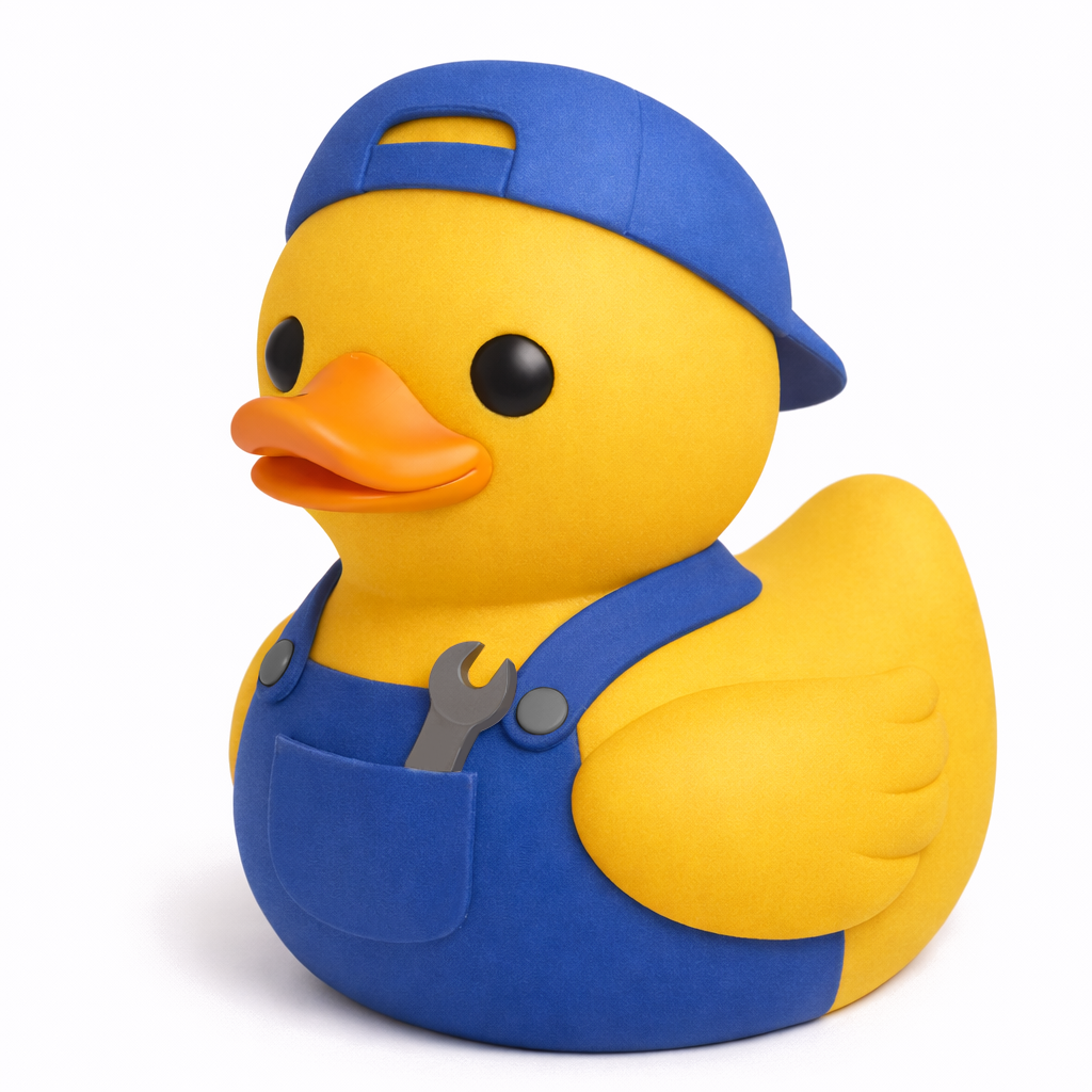 Mr. Fix It rubber duck